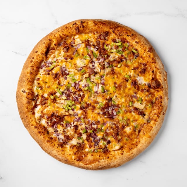 BBQ Chicken Pizza.