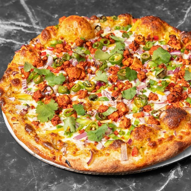 Paneer Veggie Pizza.