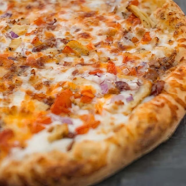 Chicken Bacon Ranch Pizza.