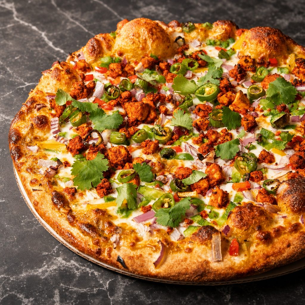 Paneer Veggie Pizza.